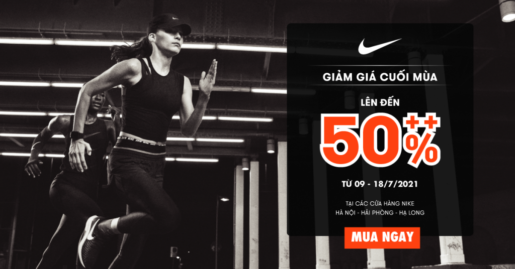 Nike khuyến mãi giảm giá cuối mùa