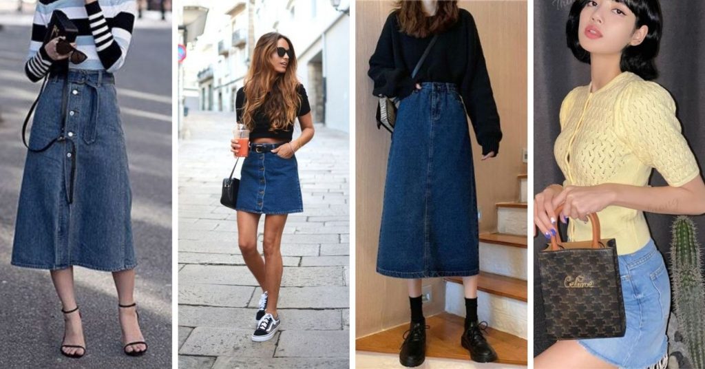 Chân váy jean kết hợp với áo gì Top 8 gợi ý dành cho bạn  Thời trang   Việt Giải Trí
