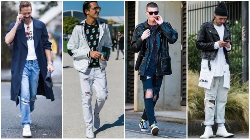 Phối quần jeans cũ đúng cách