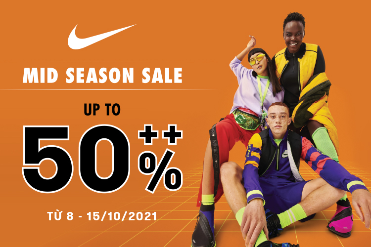 TƯNG BỪNG NGÀY TRỞ LẠI - NIKE SALE UPTO 50%++