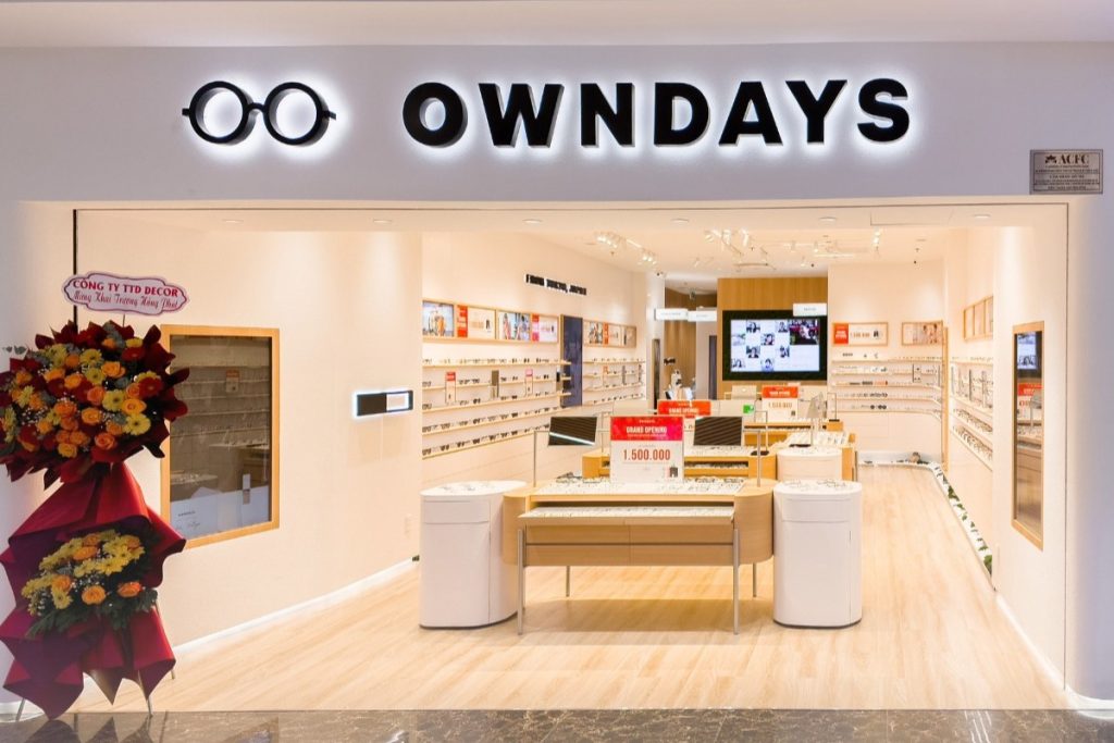 HỆ THỐNG CỬA HÀNG KÍNH MẮT NHẬT BẢN OWNDAYS