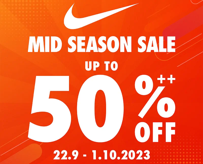 Siêu sale giữa mùa - Nike tung ưu đãi lên đến 50%++