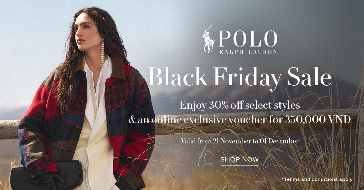 Polo Ralph Lauren Việt Nam Black Friday Sale 2025