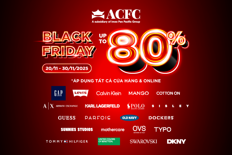 Black Friday 2025 là ngày nào? Cách săn sale thời trang chuẩn bài cùng ACFC (cập nhật ưu đãi 01/12/2025)