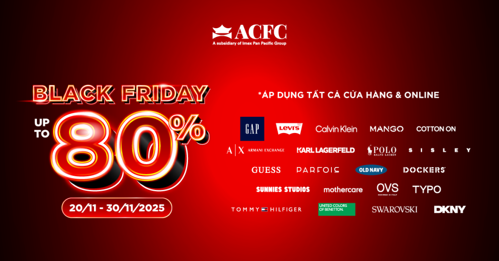 chương trình black friday 2025 từ acfc