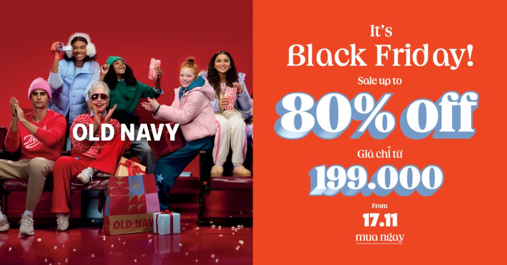 Old Navy Việt Nam Black Friday Sales