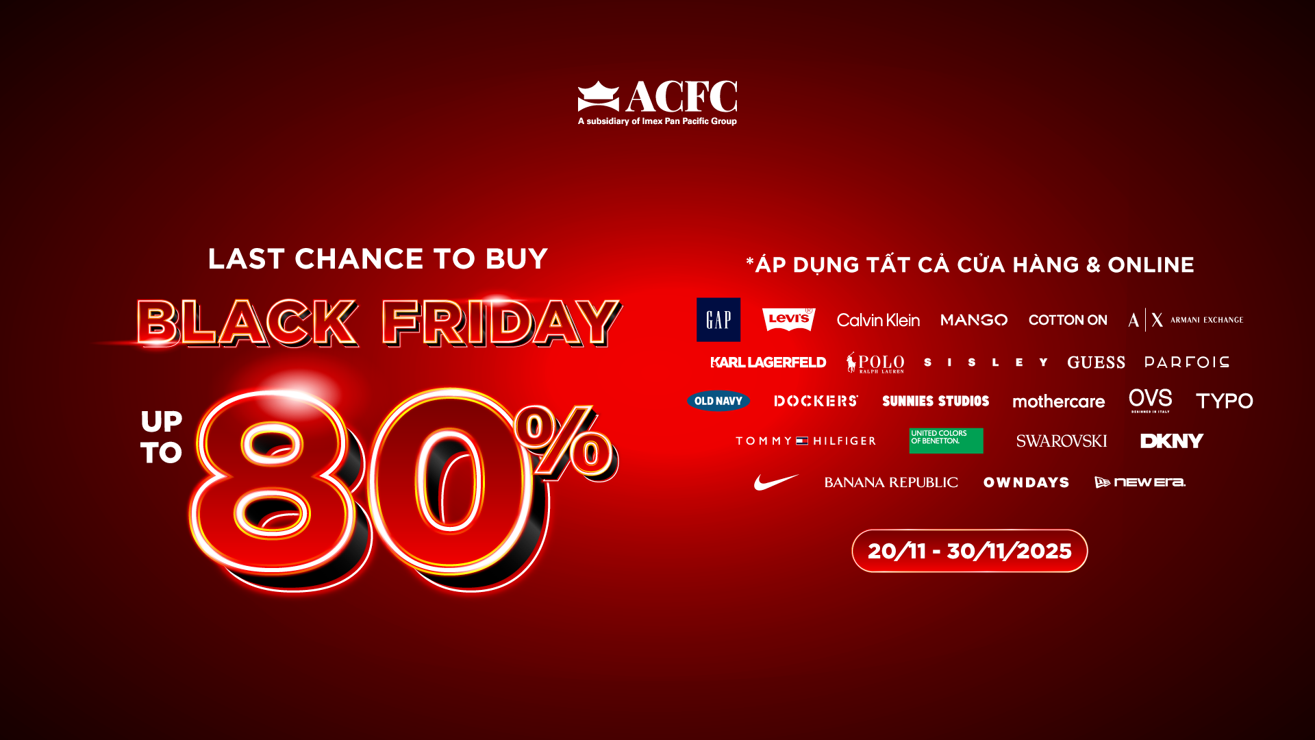 black friday 2025 từ acfc