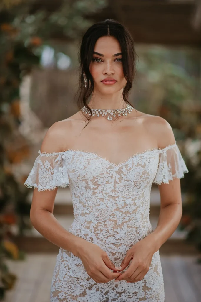mẫu dây chuyền cưới đẹp_Shanina Shaik