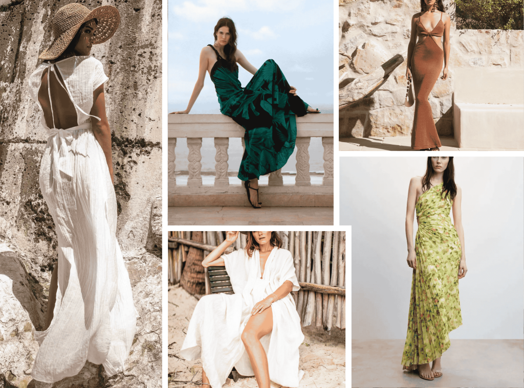 đầm maxi đi biển