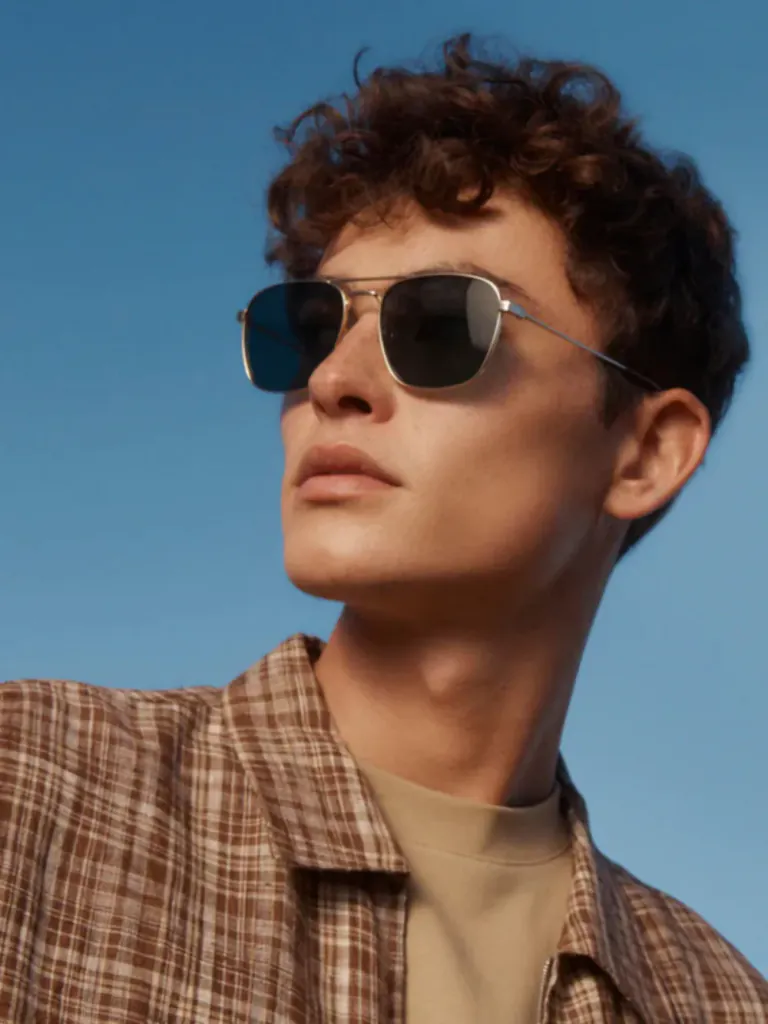 Kính mát gọng phi công aviator SUNNIES STUDIO, xu hướng kính thời trang mùa hè