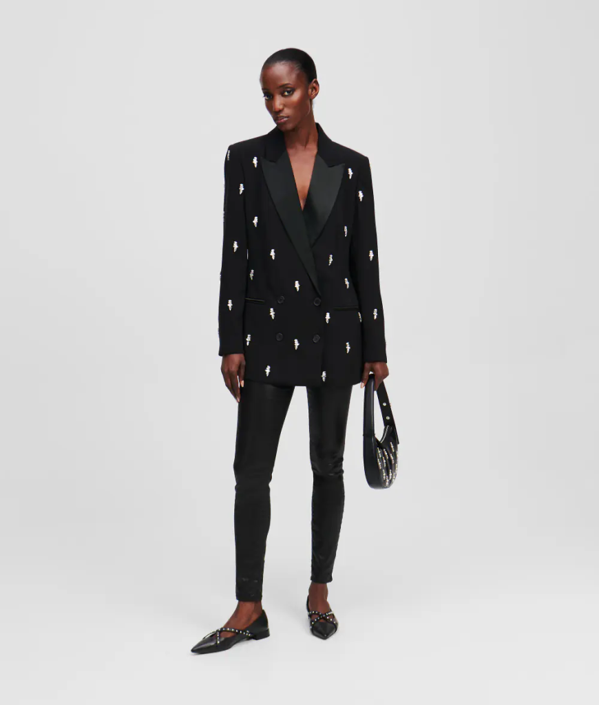 Áo Khoác Nữ Oversized Fit - Thương hiệu: KARL LAGERFELD, đồ high-end là gì