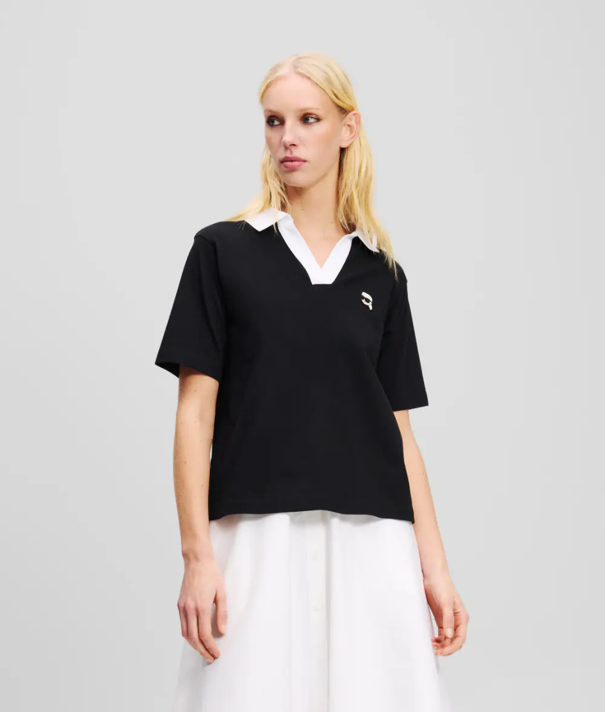 Áo Polo Nữ - Thương hiệu: KARL LAGERFELD, thời trang high-end