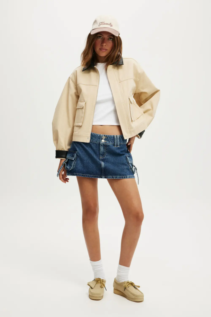 chân váy chữ A hàn quốc Cotton On