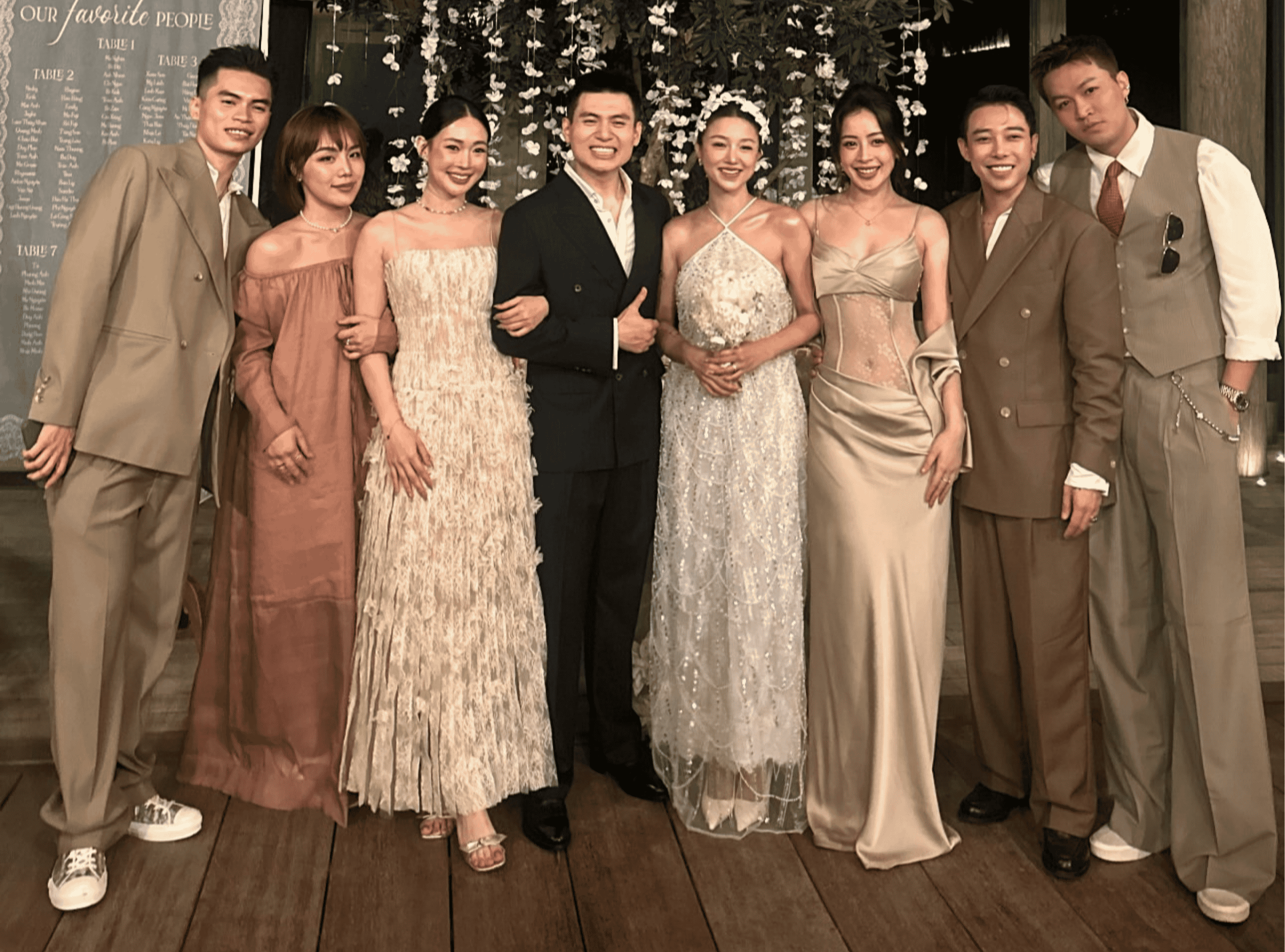 Dress code là gì? Top các bộ màu dress code tiệc cưới xu hướng của sao Việt (Salim, Diệu Nhi, Hà Trúc,...)