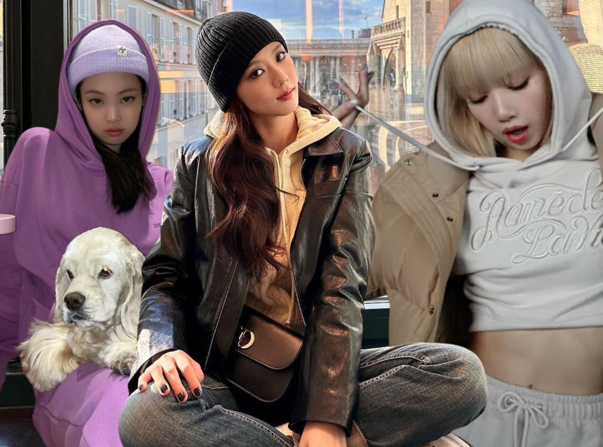 Học BLACKPINK và các "IT-girl" cách phối áo hoodie ngày trở lạnh