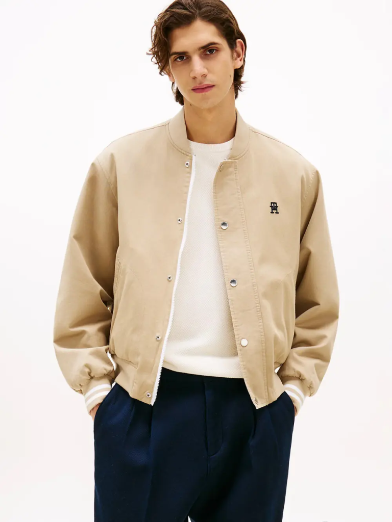 TOMMY HILFIGER Áo Khoác Nam Tay Dài Reversible Bomber