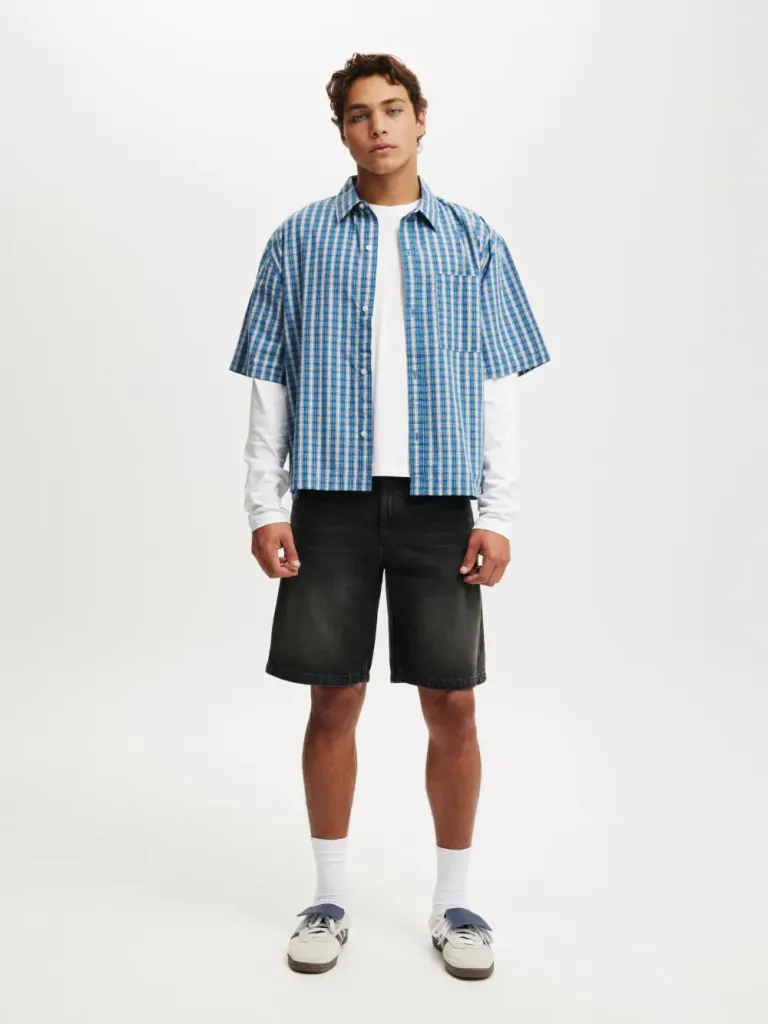 COTTON:ON Quần Jeans Ngắn Nam-Baggy Denim Short