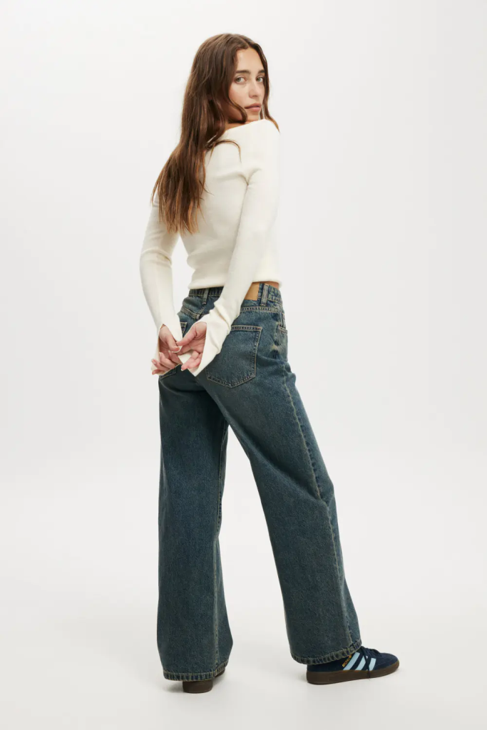 COTTON:ON Quần Jeans Ống Rộng Nữ-Wide Jean Asia Fit