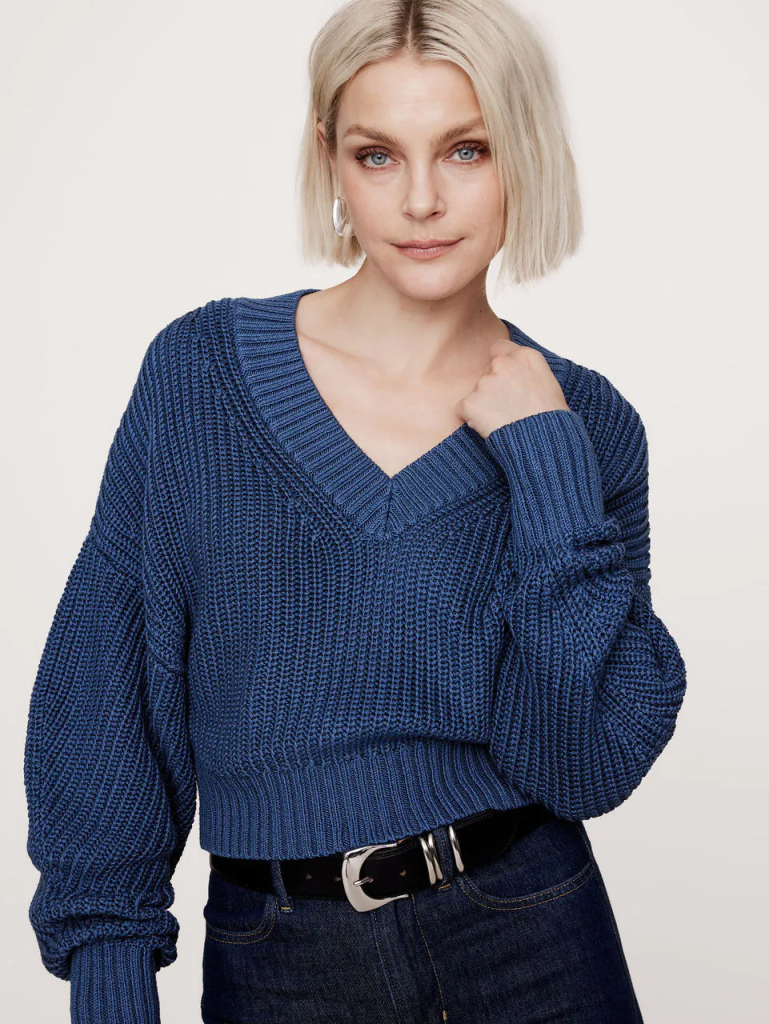 BANANA REPUBLIC Áo Len Nữ Ls Oversized C