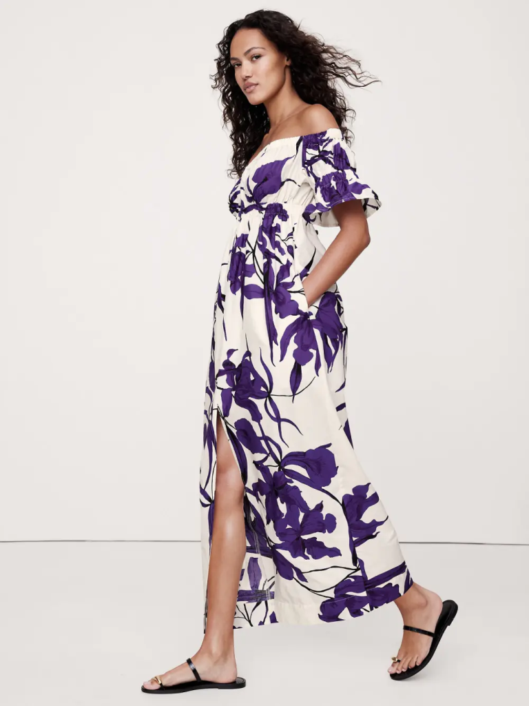 BANANA REPUBLIC Đầm Nữ Ss Off Shld Wv