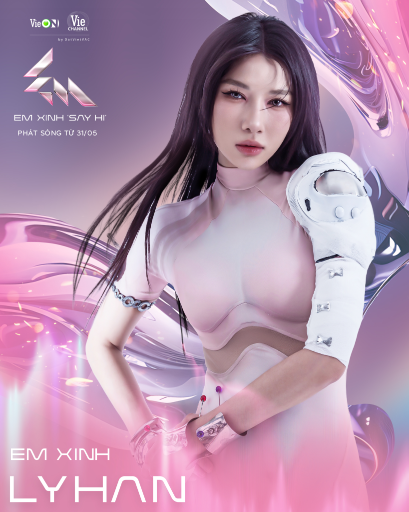 "Em Xinh" Lyhan. Ảnh: Em Xinh Say Hi - Tips phối đồ với vòng tay bạc theo xu hướng Y3K từ Em Xinh Say Hi và các fashionista