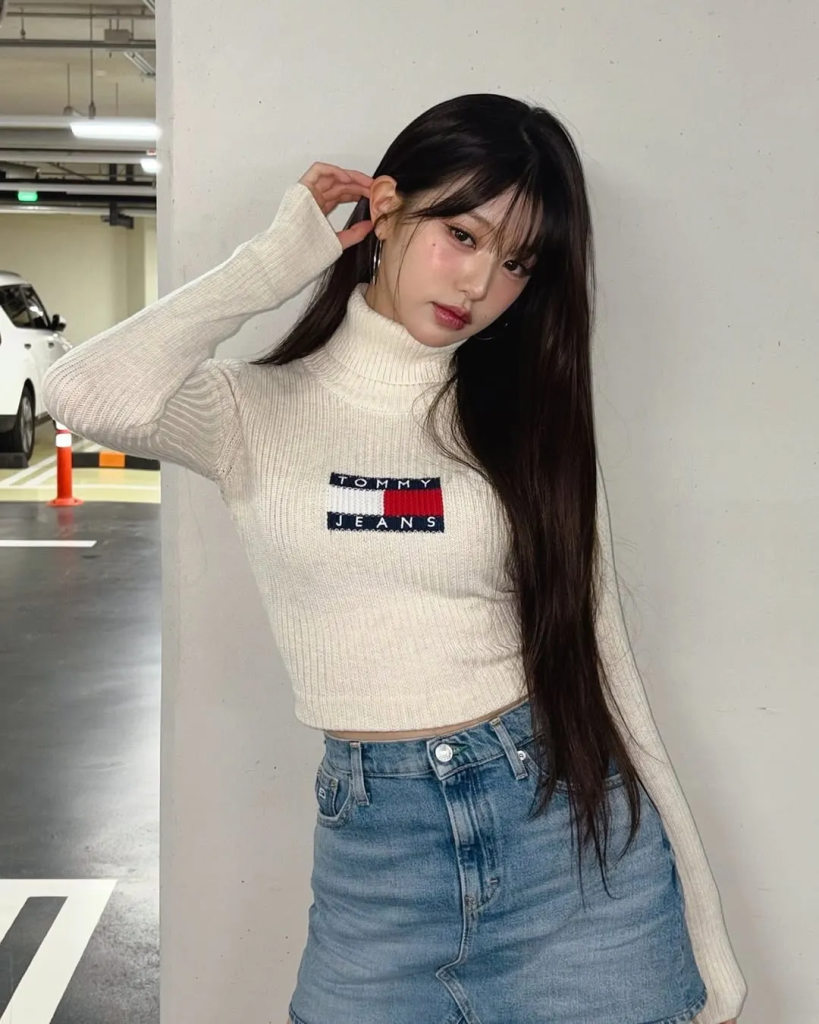 Cách phối áo cổ cao chuẩn xu hướng như fashionista (Châu Bùi, Quỳnh Anh Shyn...)