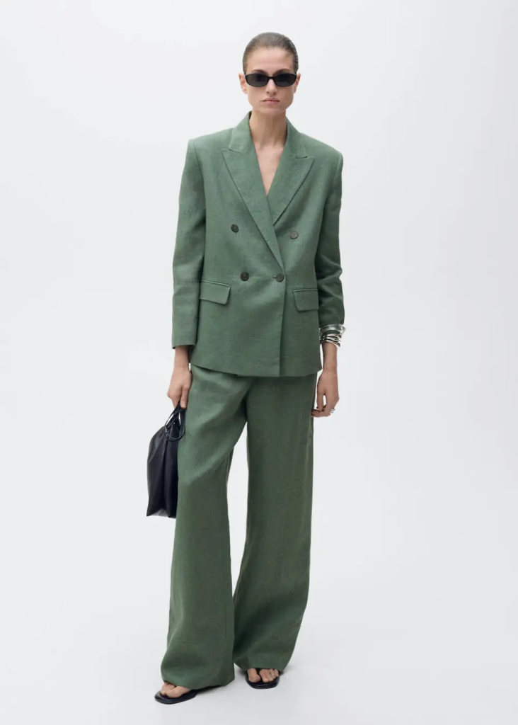 MANGO Áo Vest Musgo
