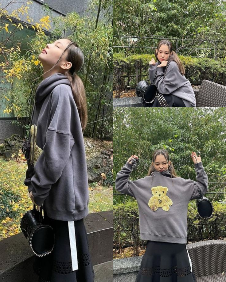 JENNIE (BLACKPINK). Ảnh: Instagram @jennierubyjane - Học BLACKPINK và các "IT-girl" cách phối áo hoodie ngày trở lạnh