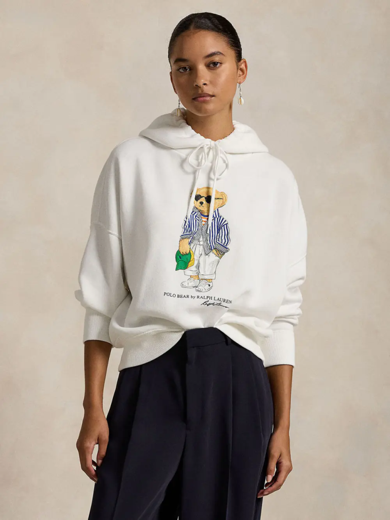 POLO RALPH LAUREN Áo Hoodie Nữ Tay Dài Polo Bear Fleece Hoodie