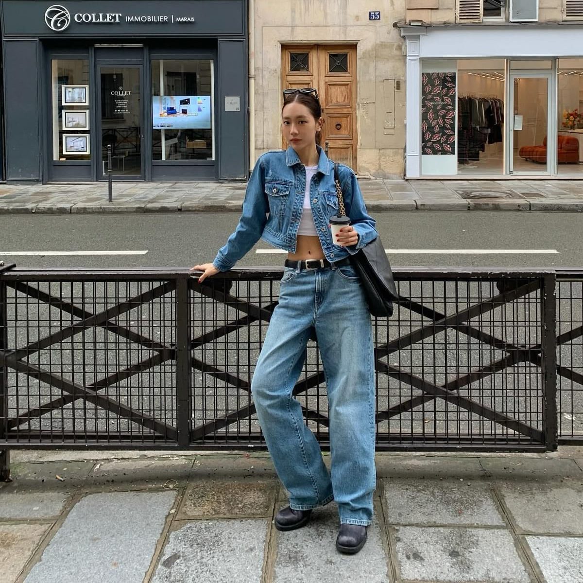 Học ngay cách phối áo khoác jeans đẹp chuẩn fashionista