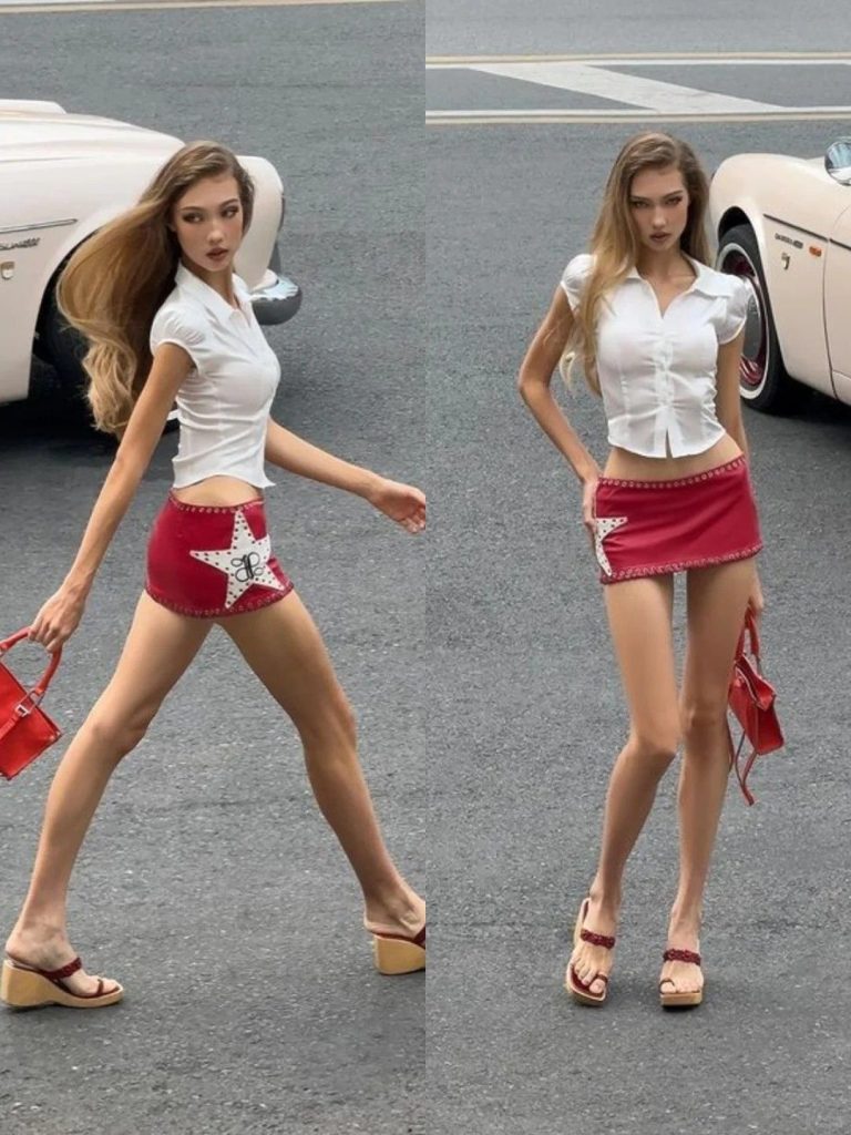 Tips để diện micro skirt tự tin hơn. Ảnh: internet.