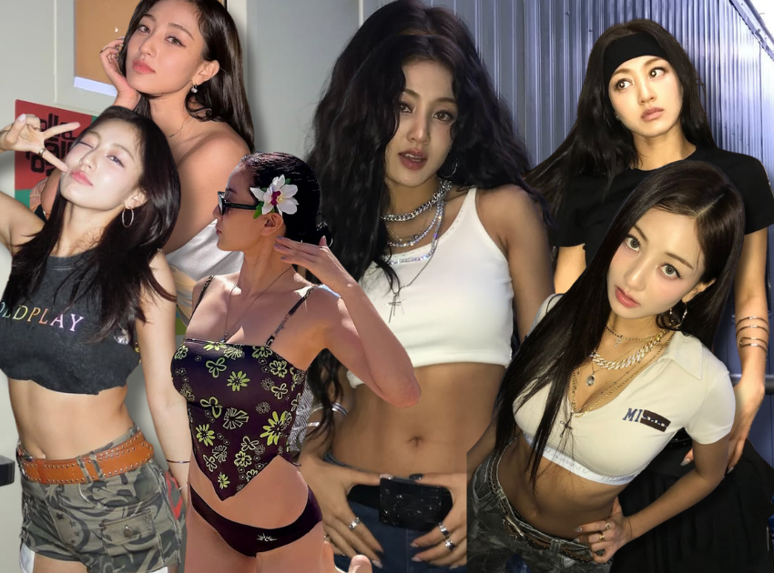 Jihyo (TWICE) và gu thời trang nóng hơn cả thời tiết Hà Nội