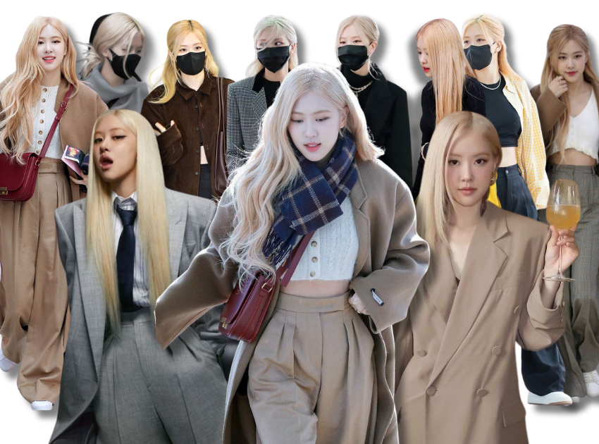 Phối đồ với quần tây – Học Rosé (BLACKPINK) cách biến tấu thành 1001 set đồ