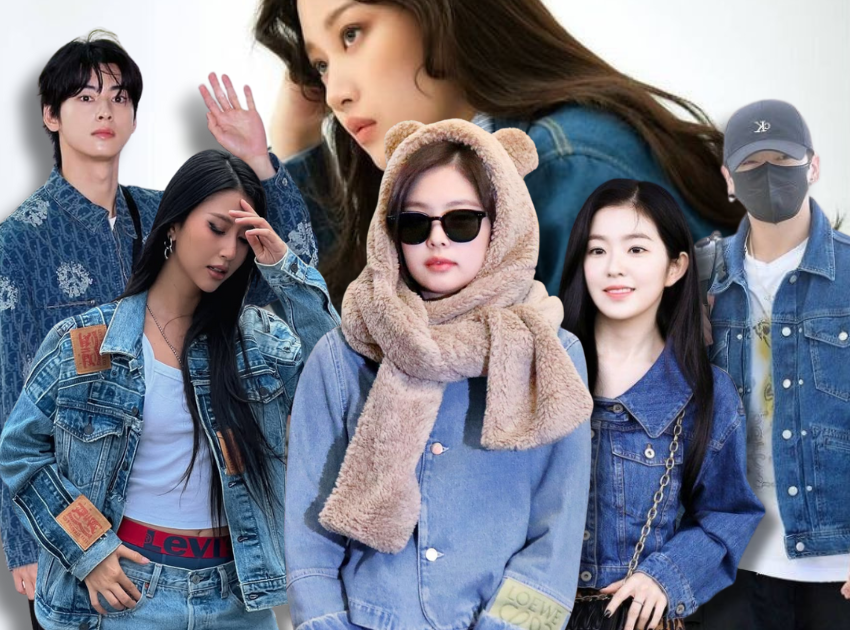 Học ngay cách phối áo khoác jeans đẹp chuẩn sao (Jennie (BLACKPINK), Irene (Red Velvet), Moon Gayoung,...)