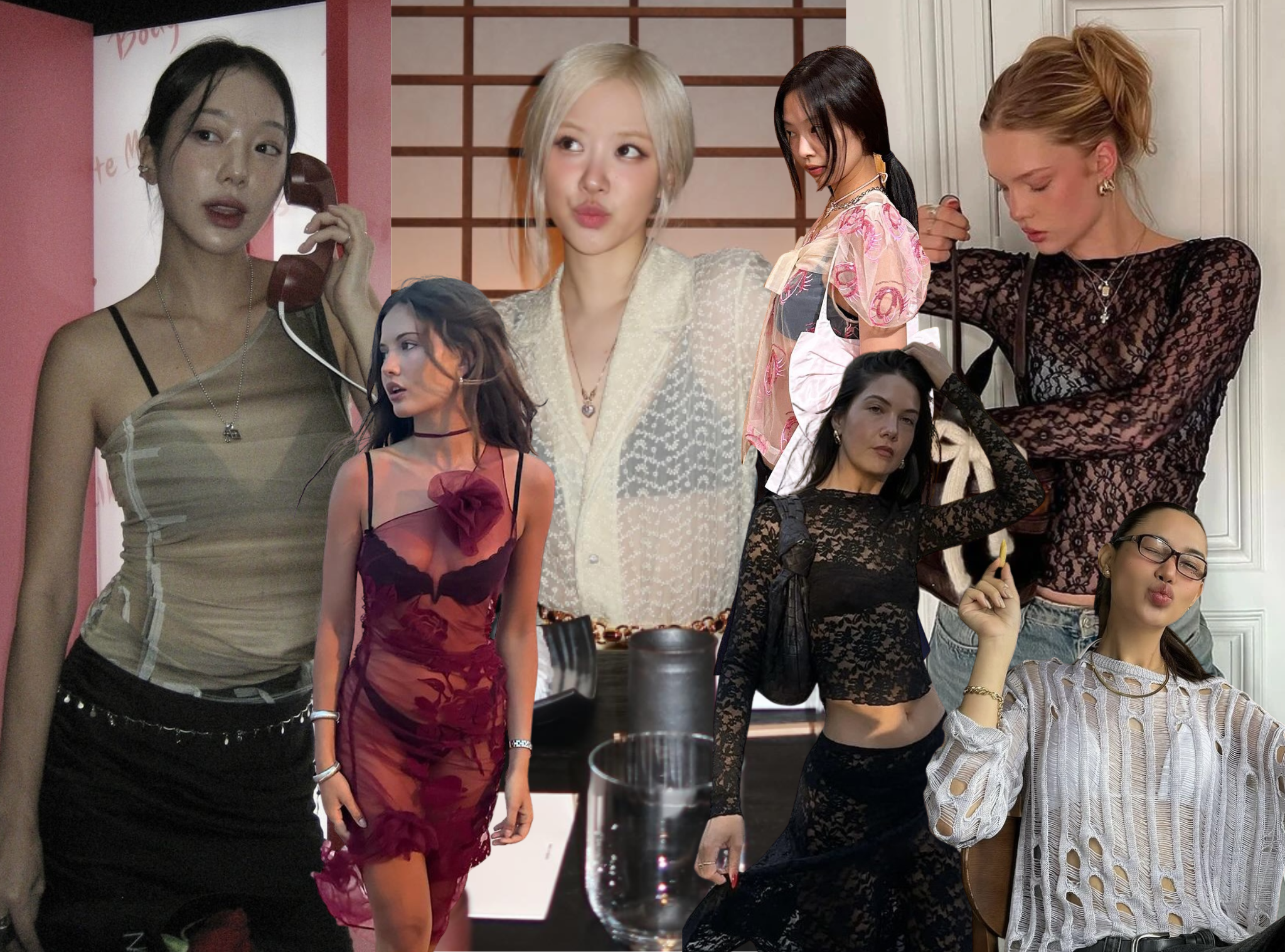 Thủ thỉ tips diện áo xuyên thấu tinh tế và trendy như các fashionista
