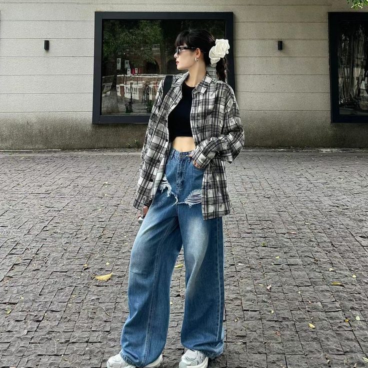 Tips phối áo sơ mi quần jean