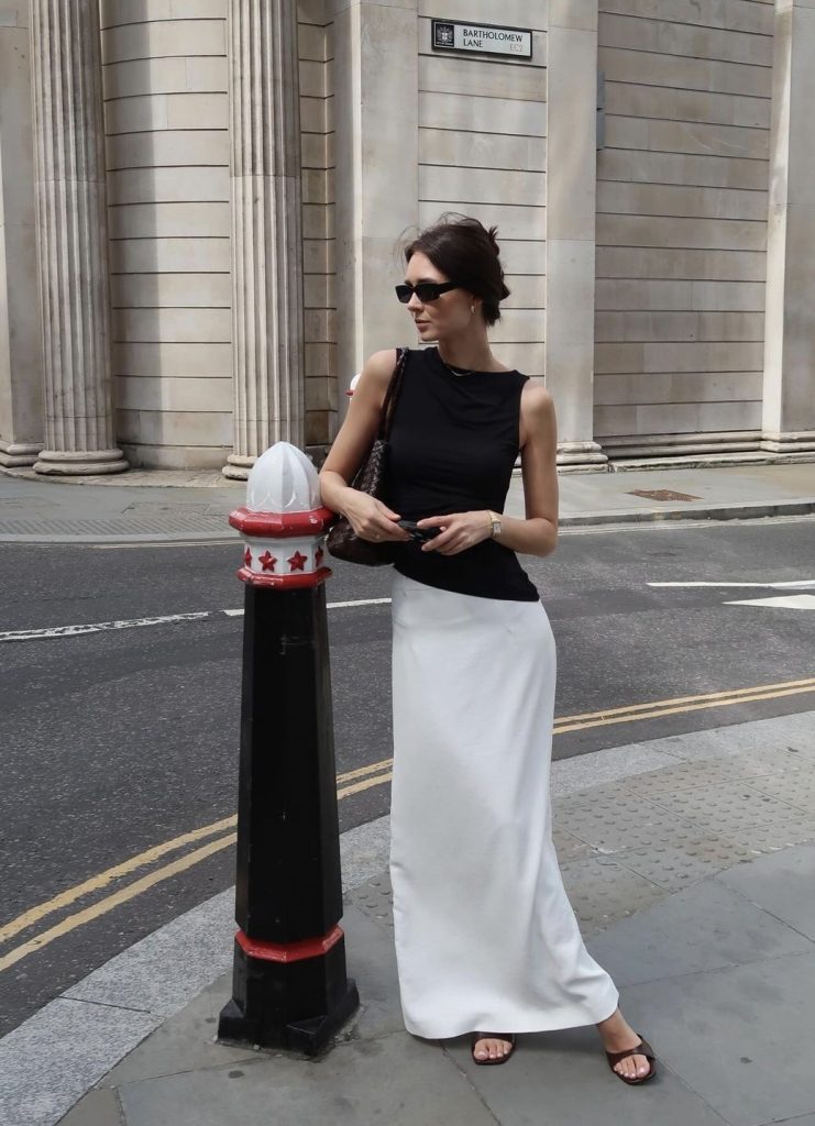 Maxi skirt.