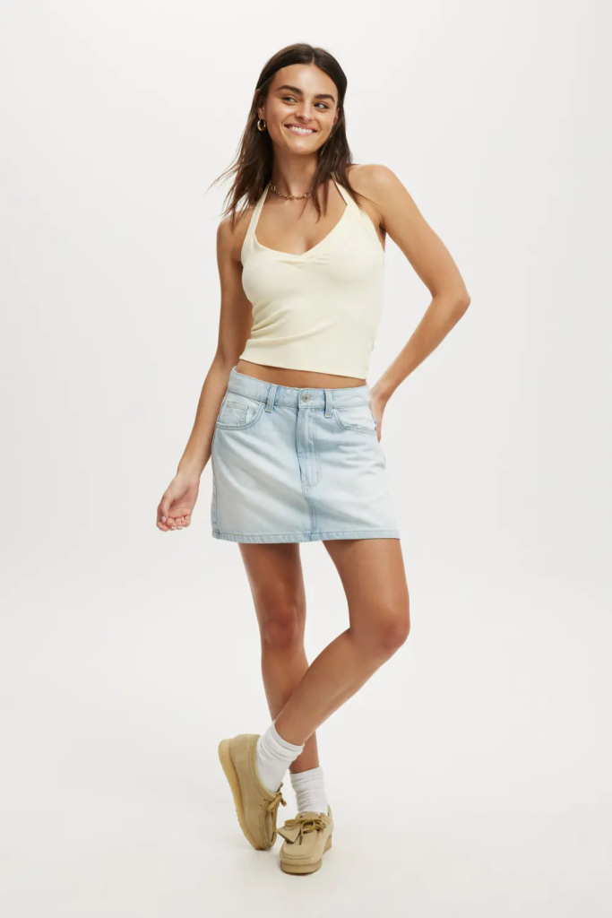 COTTON:ON Váy Mini Nữ-Original Denim Mini Skirt