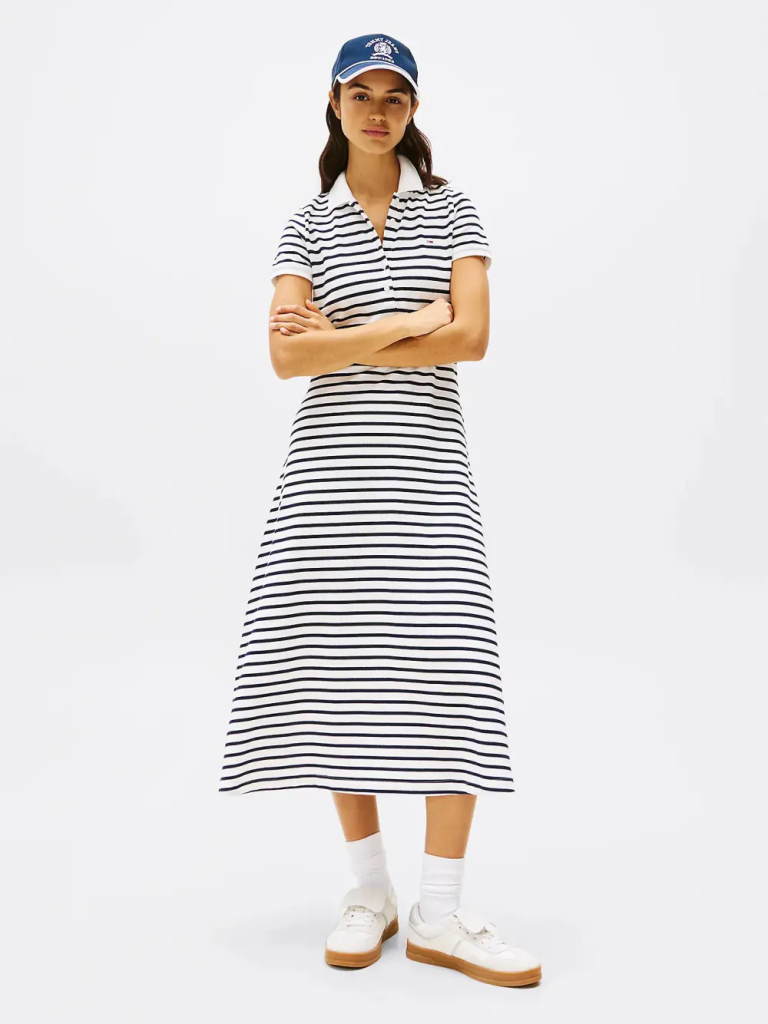 TOMMY JEANS Đầm Nữ TJW Maxi Polo Dress