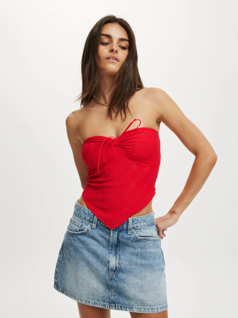 COTTON:ON Áo Ống Nữ-Claudia Halter Tube Top