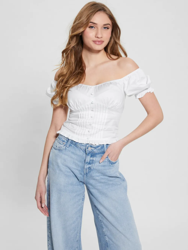 GUESS WOMAN Áo Kiểu Nữ Ss Suri Top