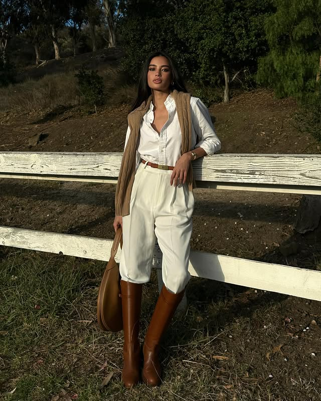 Phong cách Old money tinh tế đáng ngưỡng mộ của “nàng thơ Ralph Lauren” Kelsey Merritt