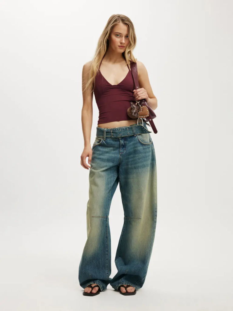 COTTON:ON Quần Jean Dài Nữ-Low Barrel Jean