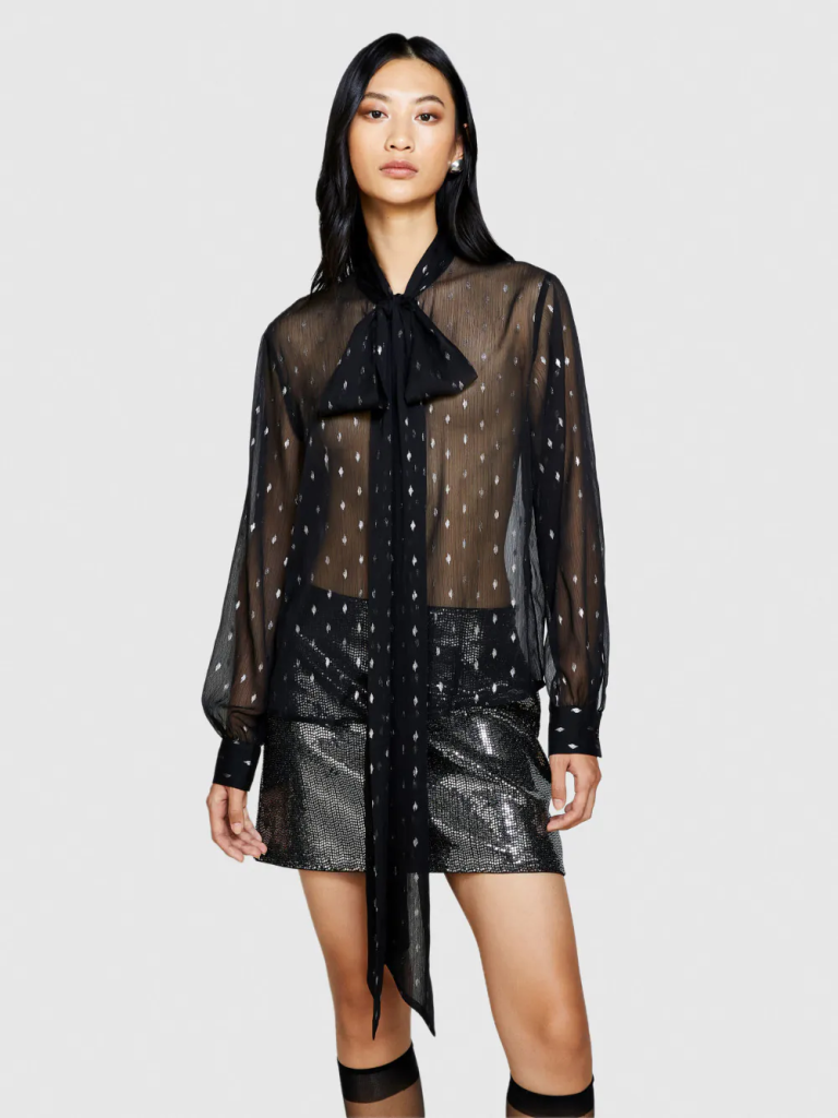 SISLEY Áo Sơ Mi DàI Tay Nữ Women Shirt