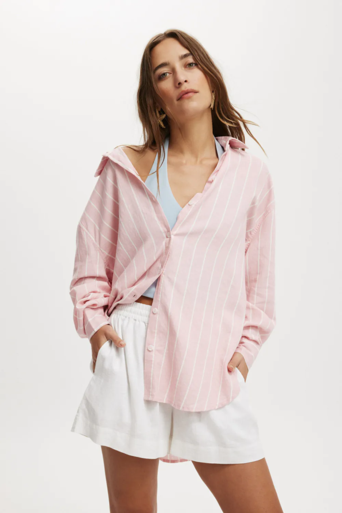 COTTON:ON Áo Sơ Mi Dài Tay Nữ-Haven Long Sleeve Shirt