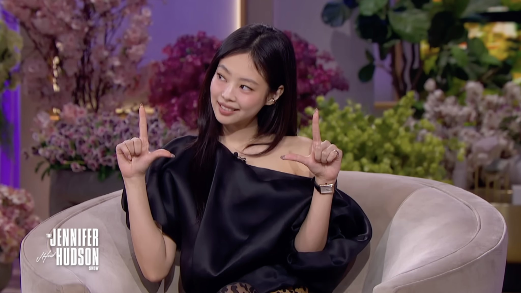 JENNIE (BLACKPINK). Ảnh: Jennifer Hudson Show
