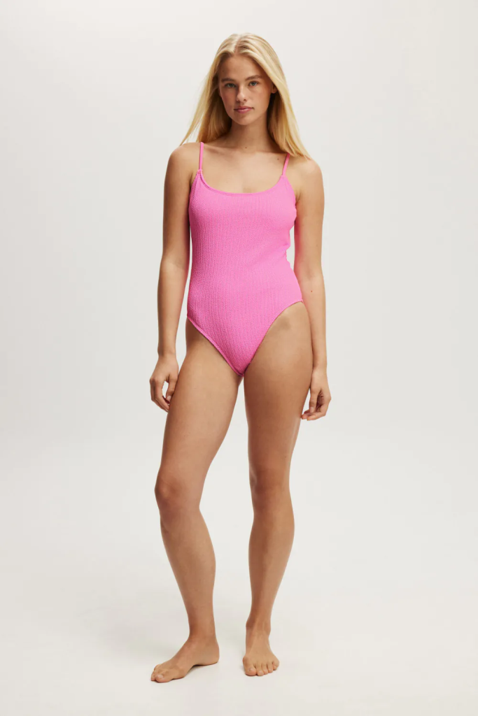 COTTON:ON BODY Đồ Bơi Một Mảnh Nữ-Thin Strap Low Scoop One Piece Cheeky