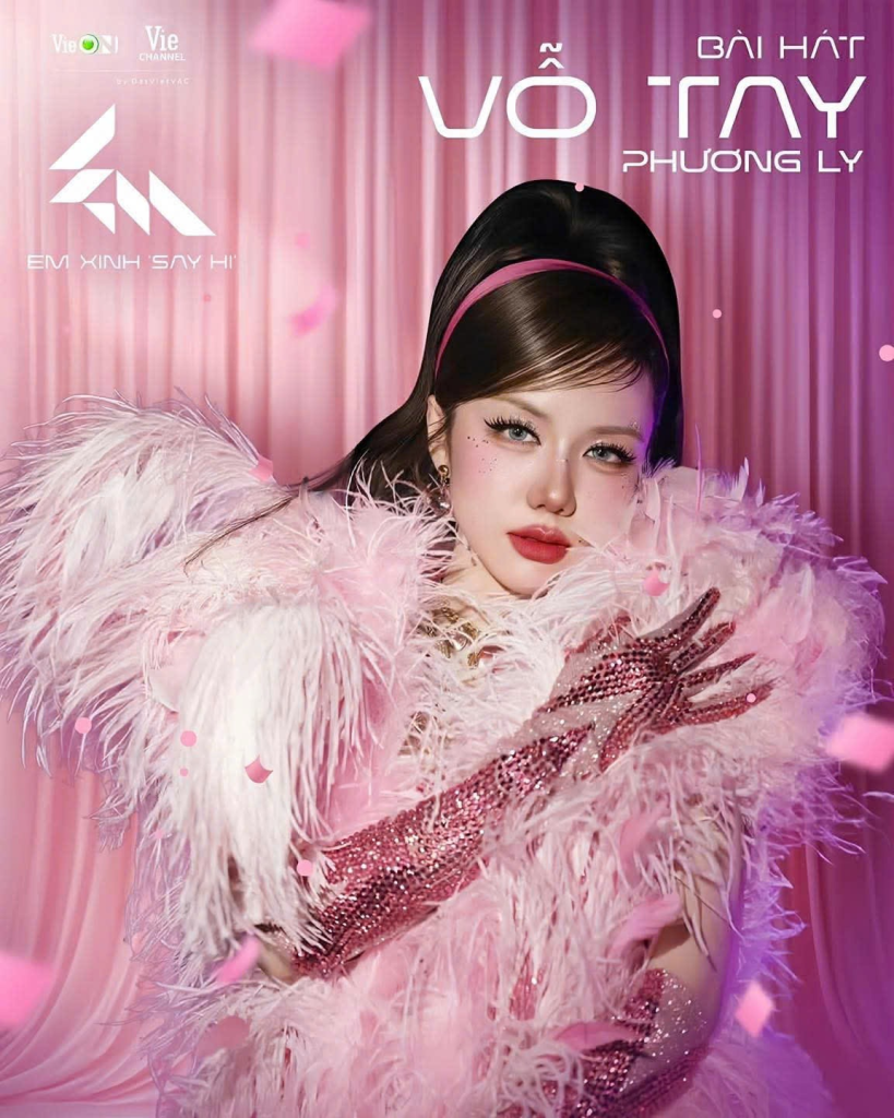 "Em Xinh" Phương Ly trong tiết mục "Vỗ tay". (Ảnh: VieON)
