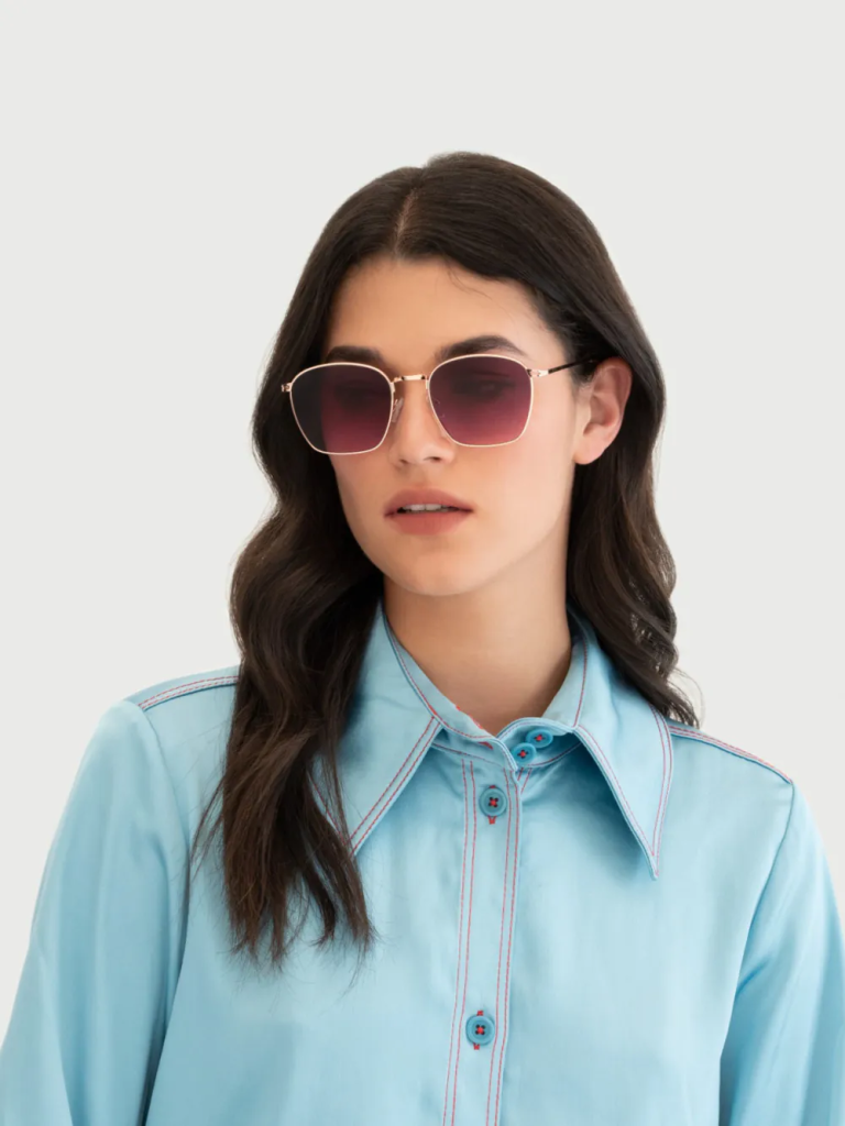 SUNNIES STUDIOS Kính Mát Gọng Vuông Baxter Rose G