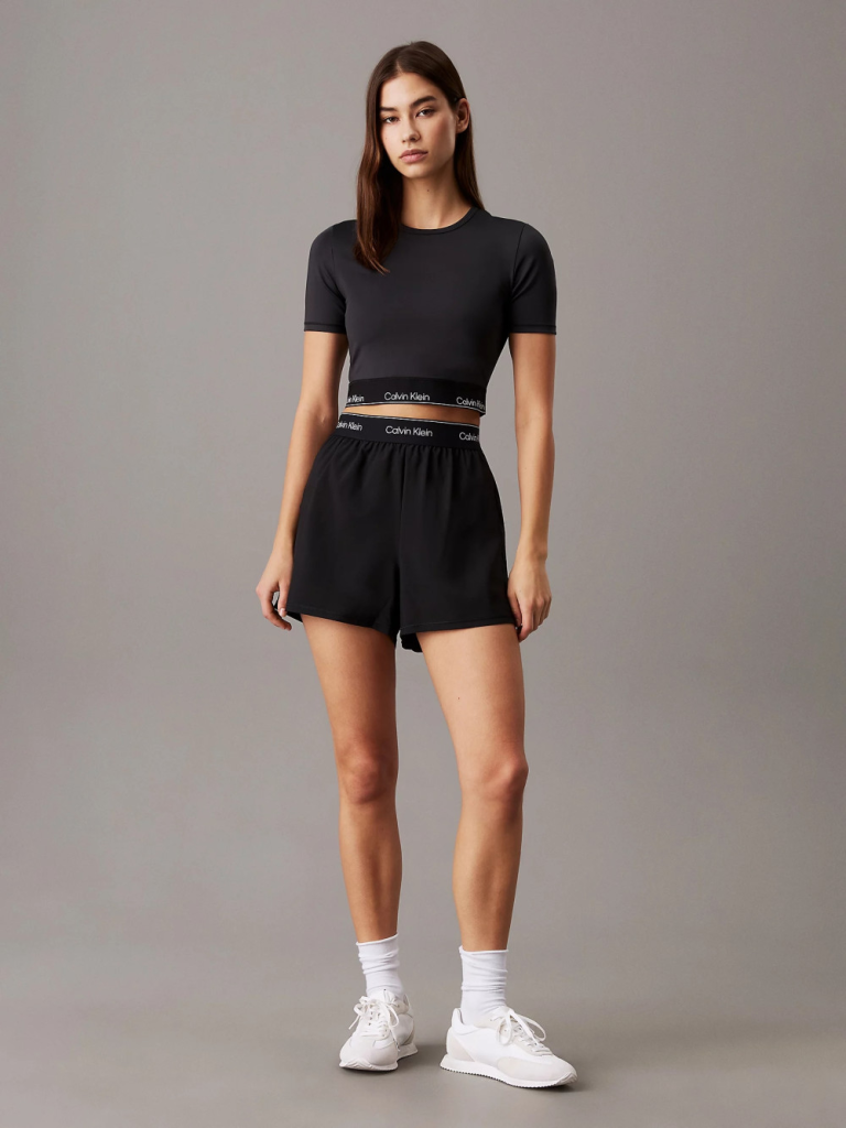 CK SPORT Áo Thun Thể Thao Nữ Fitted Fit